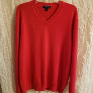 Men's V-neck cashmere sweater